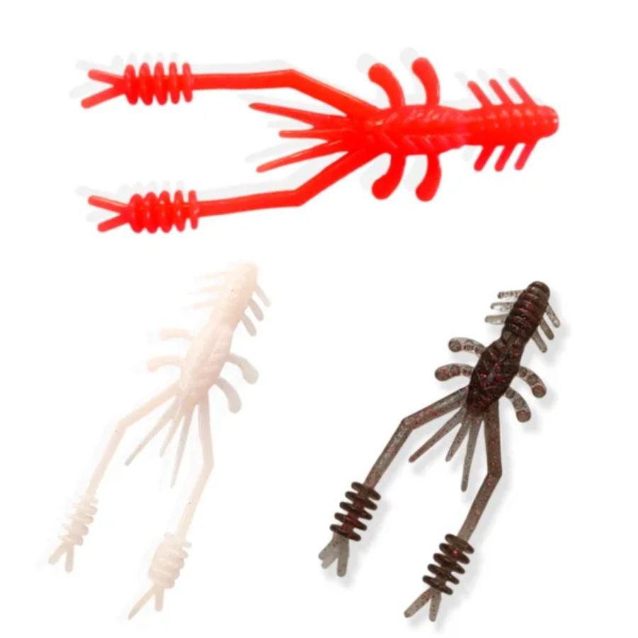Isca Artificial Pitu Soft Bait Chumbada Oficial 7cm - 4 Pçs