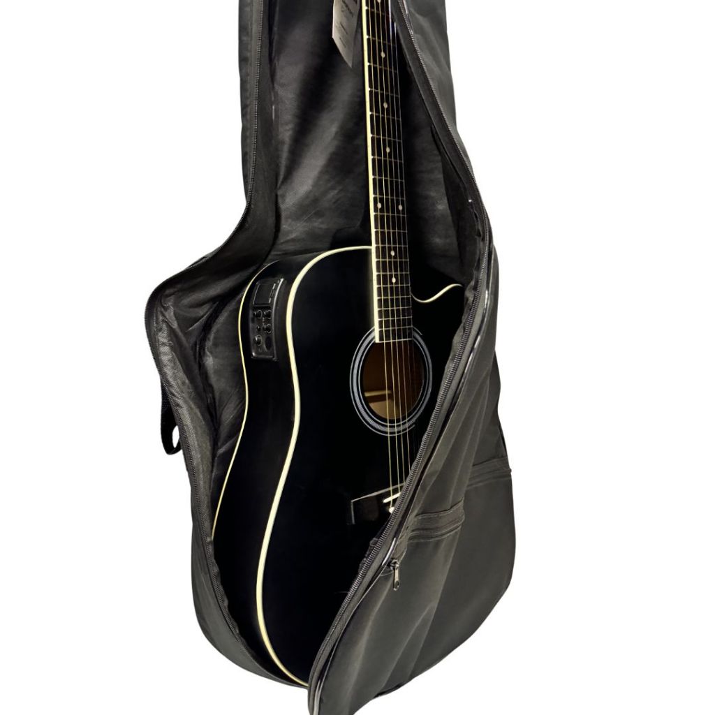 Capa Bag Luxo Almofadada - Guitarra- Violão Ou Contrabaixo em Oferta na Shopee