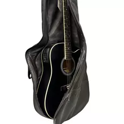 Capa Bag Luxo Almofadada - Guitarra- Violão Ou Contrabaixo