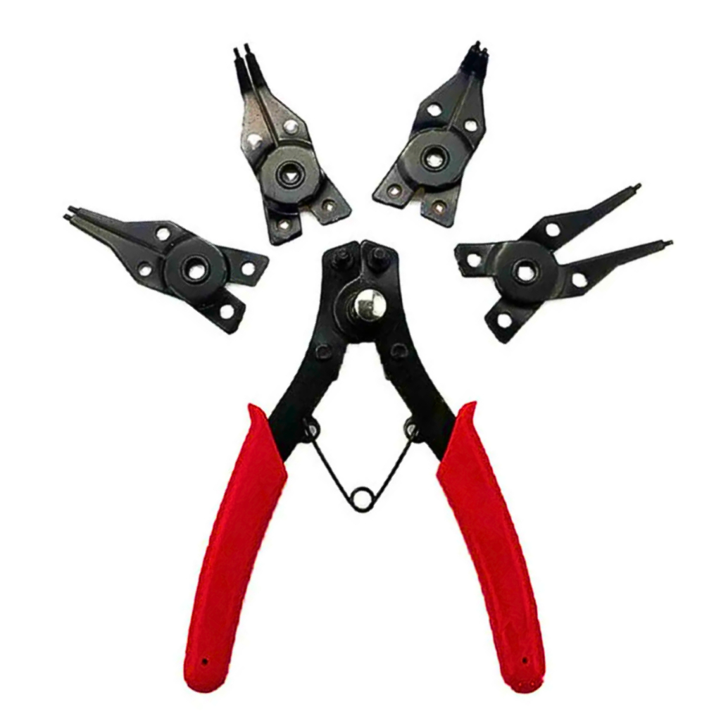 Alicate Retenção Para Anéis De Pressão Extrator Universal Interno Externo 4 em 1 Manutenção em Oferta na Shopee