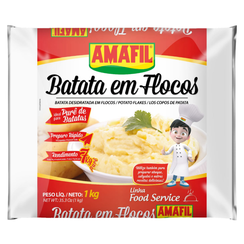 Batata em Flocos Amafil 1 Kg