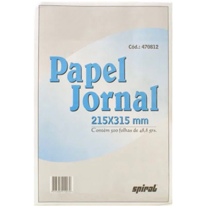 Papel jornal 215x315 48,8G - PT 500 UN