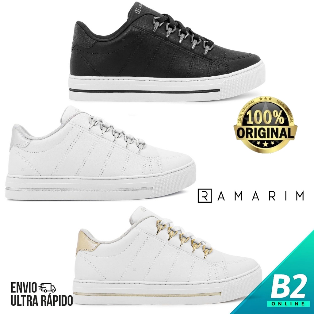 Tênis Ramarim Casual Cadarço Feminino  100% Original Com Nota Fiscal e Garantia em Oferta na Shopee