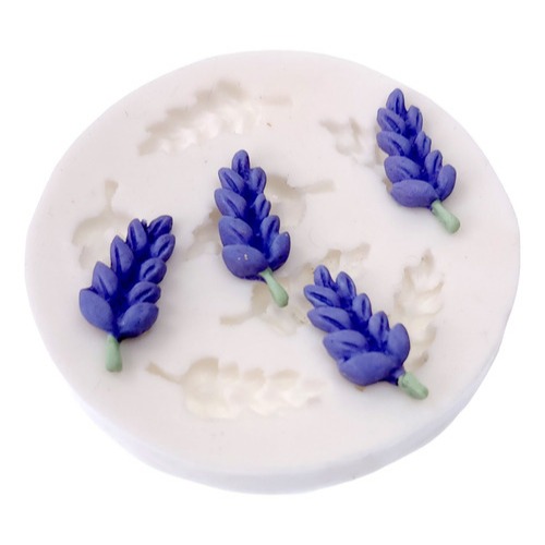 Molde De Silicone Lavandas Pasta Americana Confeitaria Biscuit Resina Gesso em Oferta na Shopee