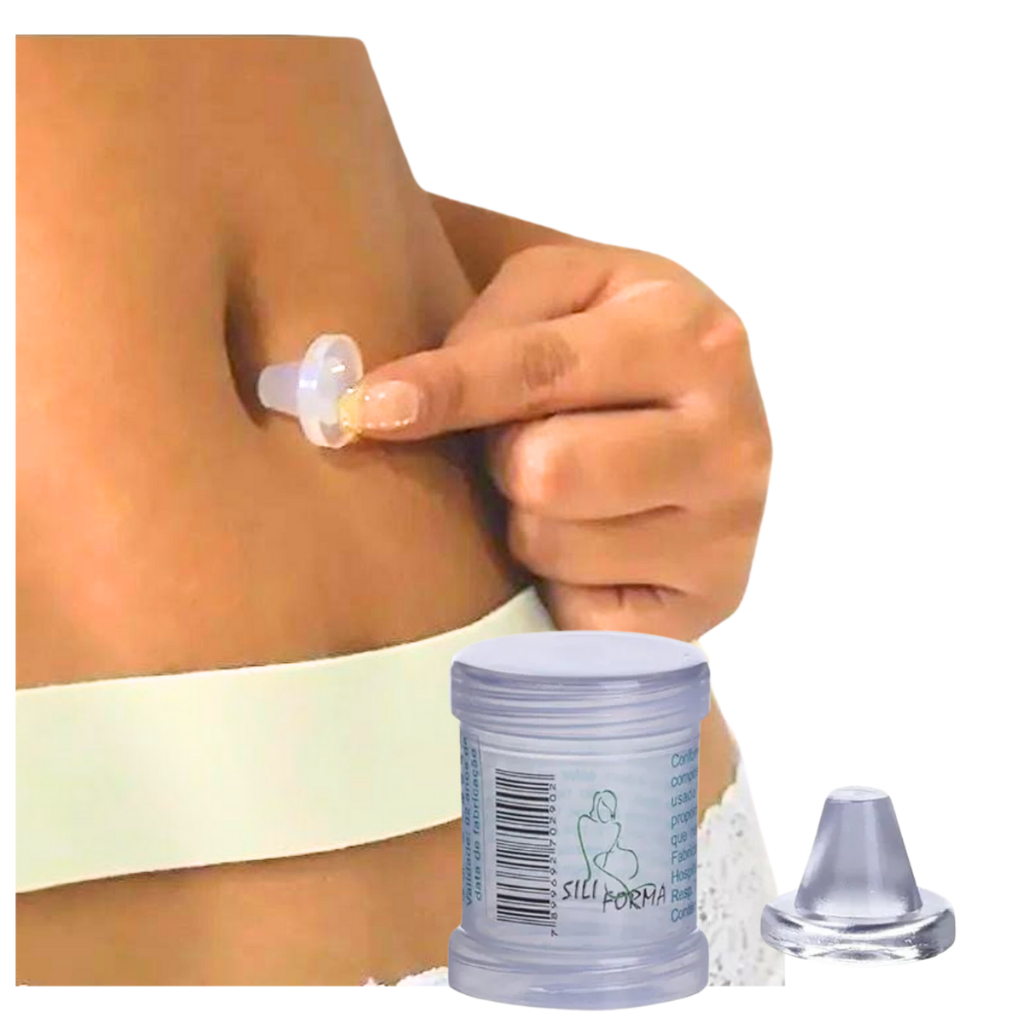 Órtese De Umbigo Anatômica Gel Pós-cirúrgica Abdominoplastia - SILIFORMA 1 Unid em Oferta na Shopee