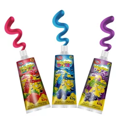 BALA LIQUIDA ESCOVINHA DOCE 24UN X 13,5G MORANGO, BLUEBERRY E UVA