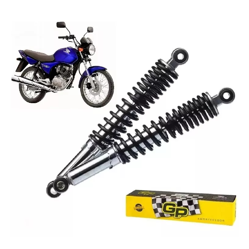 Par Amortecedor Honda Cg Titan Fan 125 Es Ks 2000 2001 2002 2003 2004 2005 2006 2007 2008 Original em Oferta na Shopee