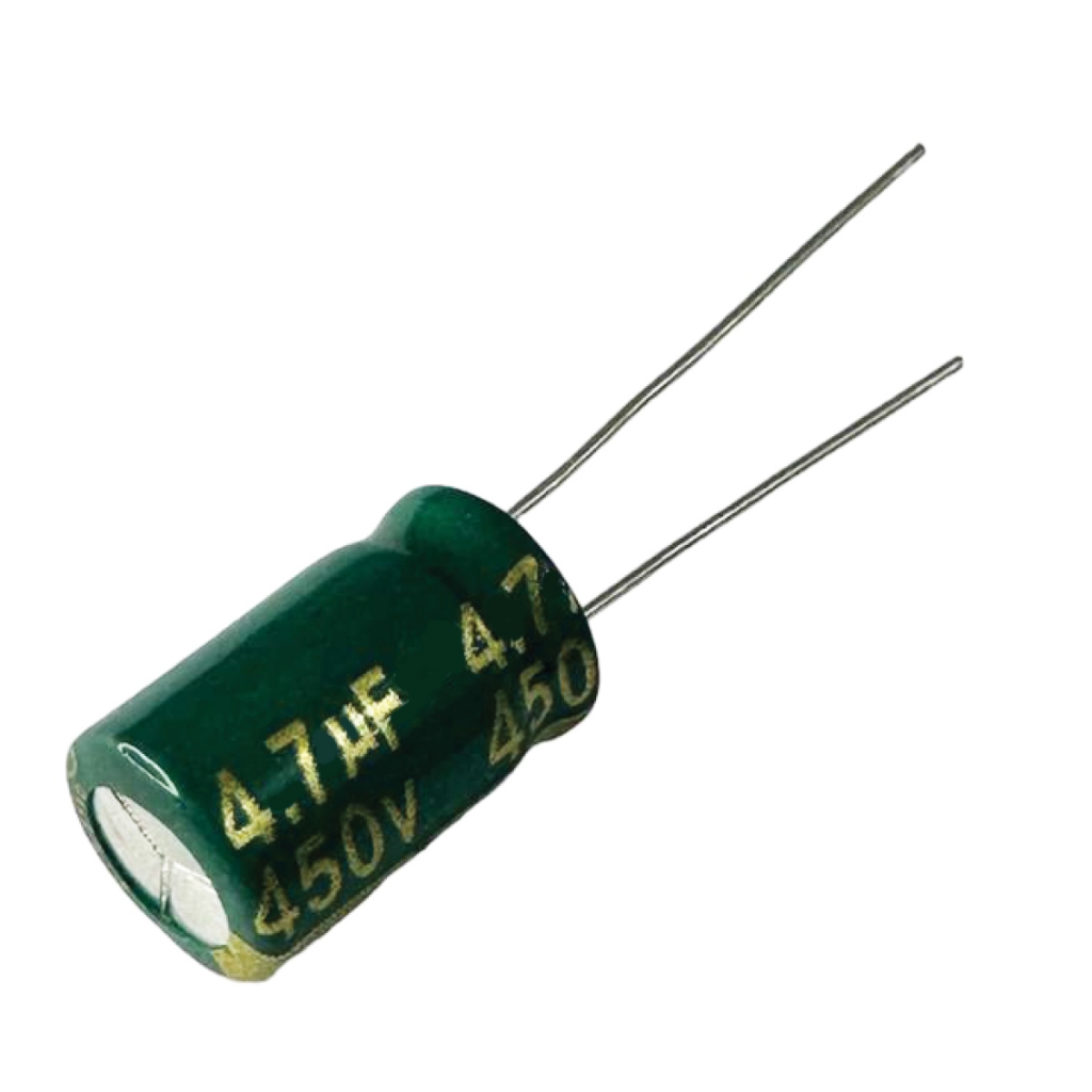 KIT 75 PÇS - CAPACITOR ELETROLITICO 4,7X450V - 4,7 UF X 450V