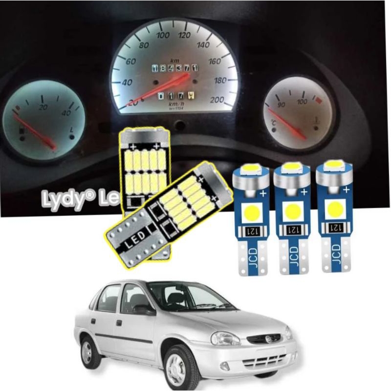 Lâmpada Led Painel Corsa Max Premium Classic Wagon WInd Super Branco