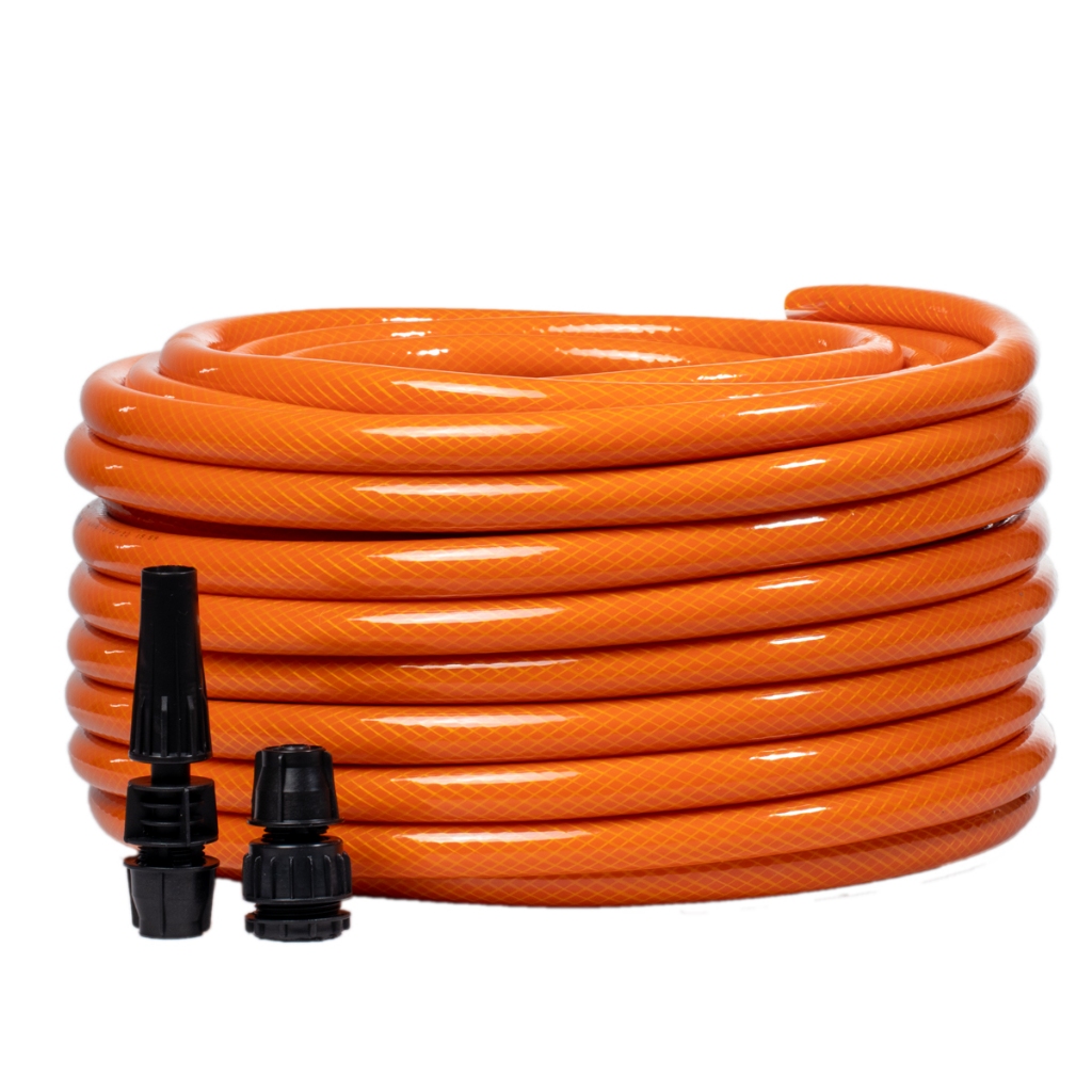 Mangueira para Jardim Trançada 30m Famastil com Esguicho Multifunção e Conector Resistente em Oferta na Shopee
