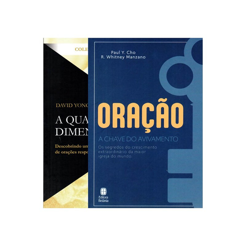 Box 2 livros Paul Yonggi Cho | Oração, a Chave do Avivamento e A Quarta Dimensão - Books & Magazines