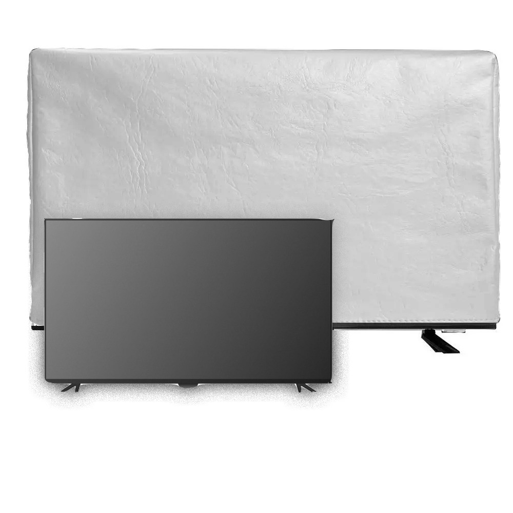 Capa para TV LED SMART TV LCD 50 Polegada Impermeável Branca