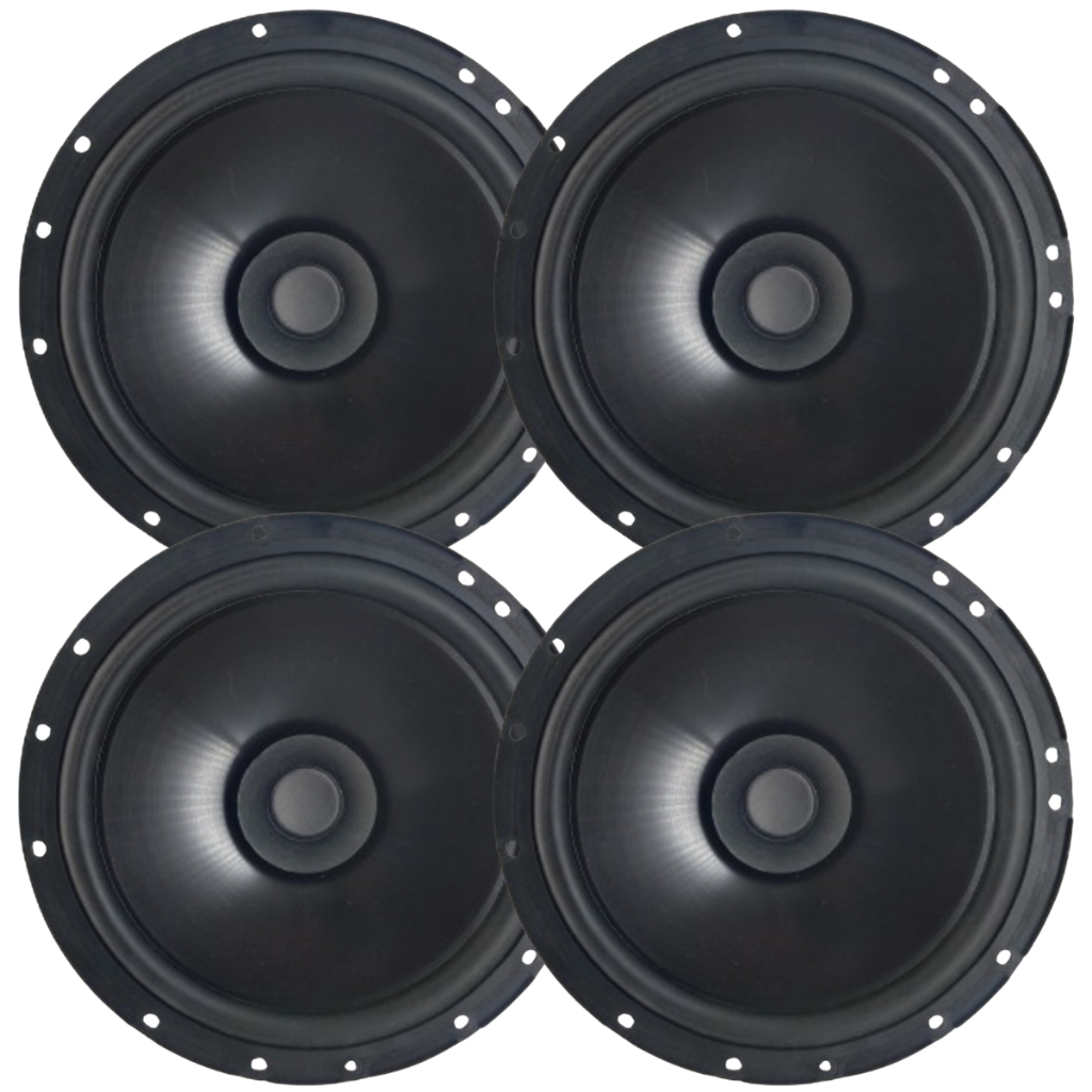 Kit 4 Alto Falantes Coaxiais 6  Bomber Original Montadoras - 220 Watts Rms em Oferta na Shopee