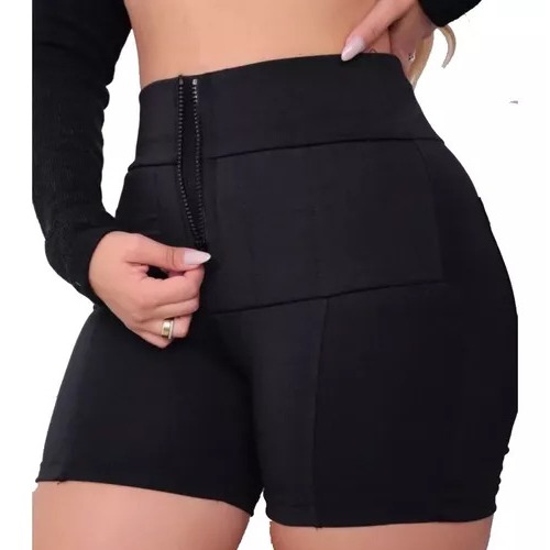 Short Lipo Feminino Suplex Power Bermuda de Academia Zero Transparência Modelador PP ao Plus Size em Oferta na Shopee