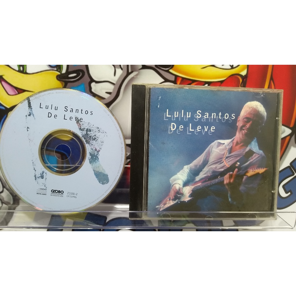 Cd Lulu Santos De Leve 1996 Tempos Modernos Como Uma Onda