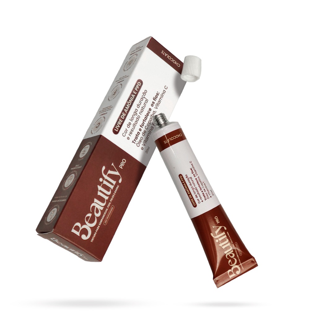 Tintura Beautify Pro Chocolate Para Cílios Brow Lamination Sobrancelha · foto 2