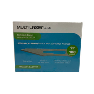 Lâmina De Bisturi Multilaser cx c/ 100 Unds em Oferta na Shopee