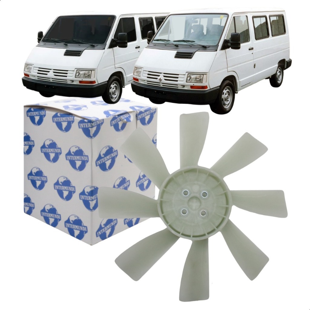 Hélice Ventoinha Radiador Renault Trafic Diesel 1991 a 2002