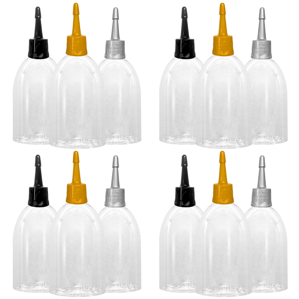 10 Frascos Pet 100ml Com Bico Aplicador P/ Cosméticos Óleos em Oferta na Shopee