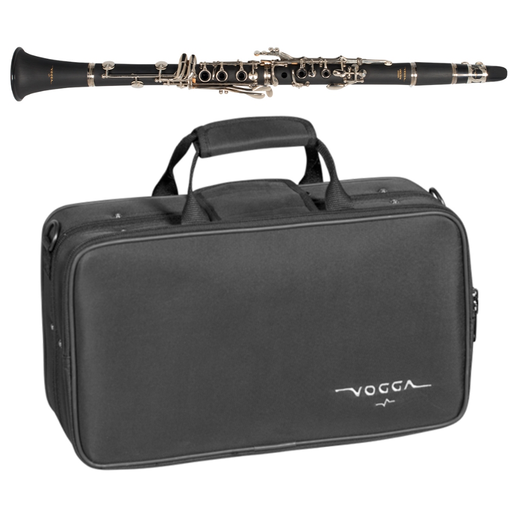 Clarinete Níquel Vogga Vscl701n Chaves Niqueladas Com Estojo - Hobbies & Collections