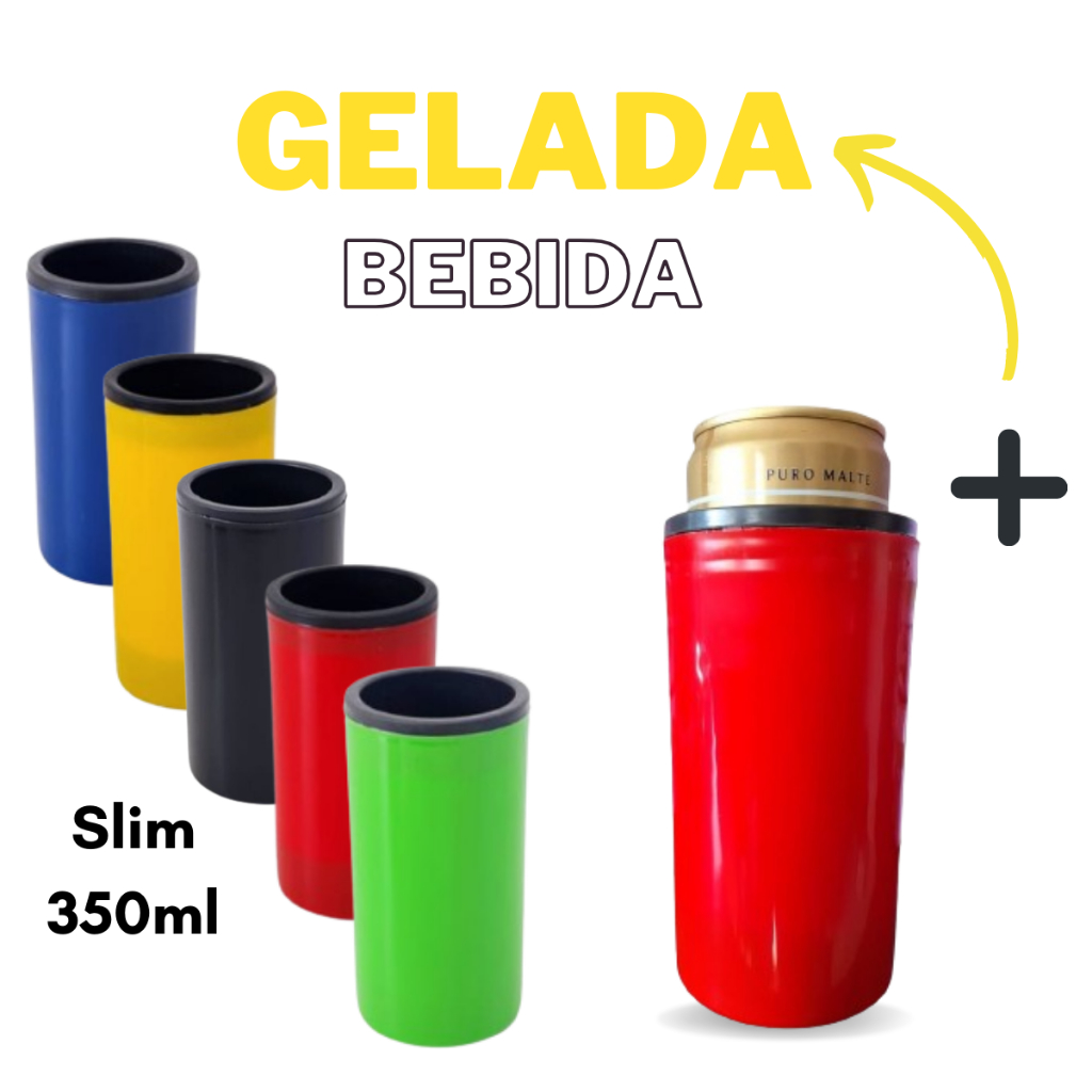 6und Camisinha de Cerveja Porta Latinha 350ml Modelo Slim Isopor Térmico Para Cerveja Bar Festas