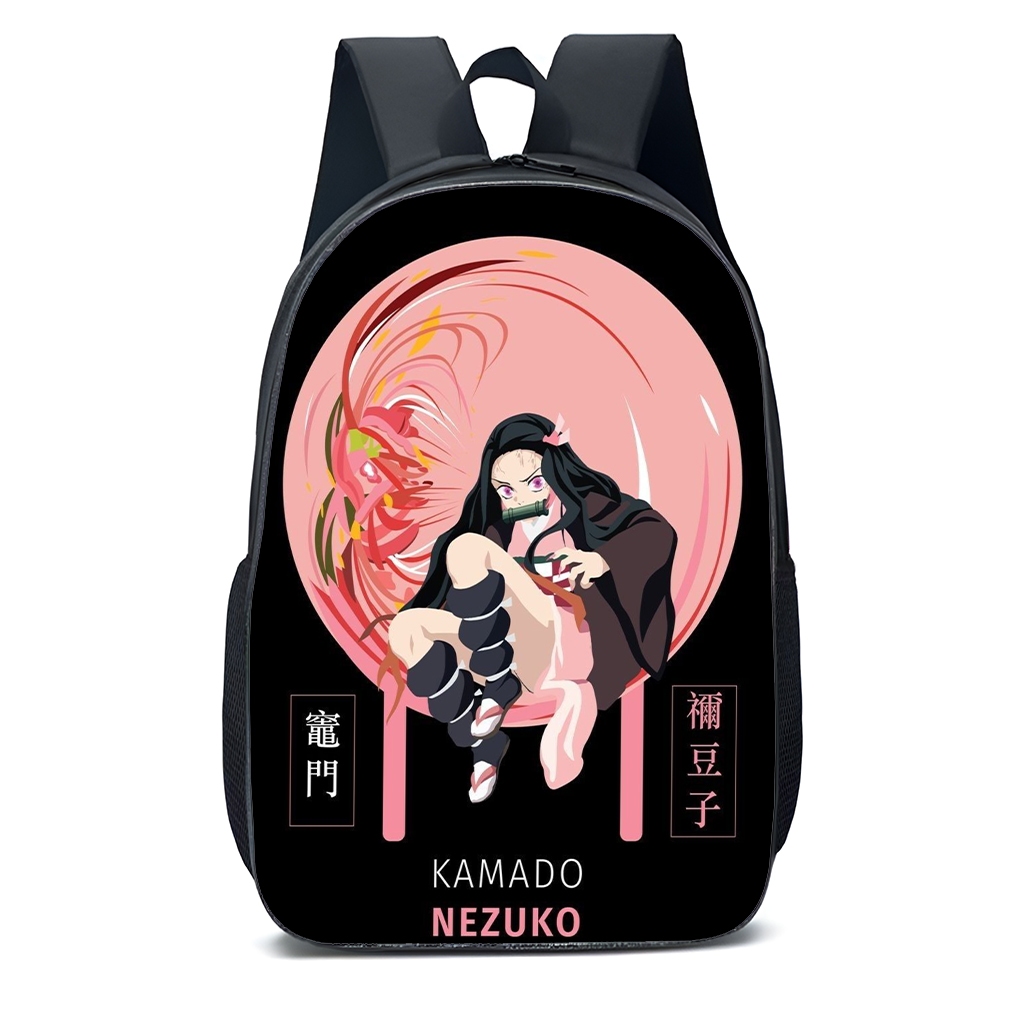 Mochila Escolar Infantil Juvenil nezuko kamado personagem anime volta as aulas promoção em Oferta na Shopee
