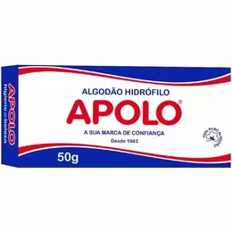 Algodão Hidrófilo Apolo 50g Caixa