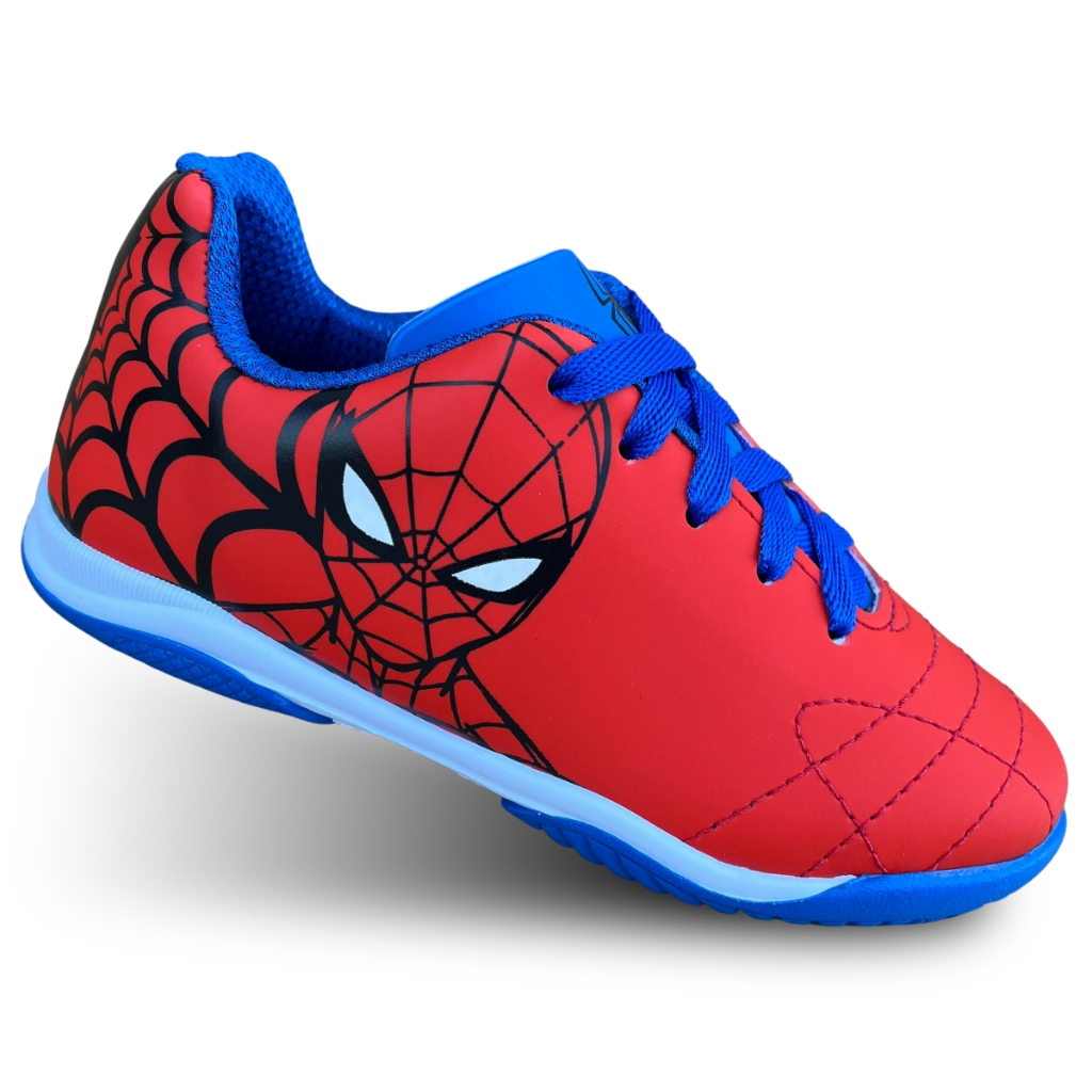 Chuteira Infantil Futsal Dray Tênis de Menino Para Quadra De Salão Marvel