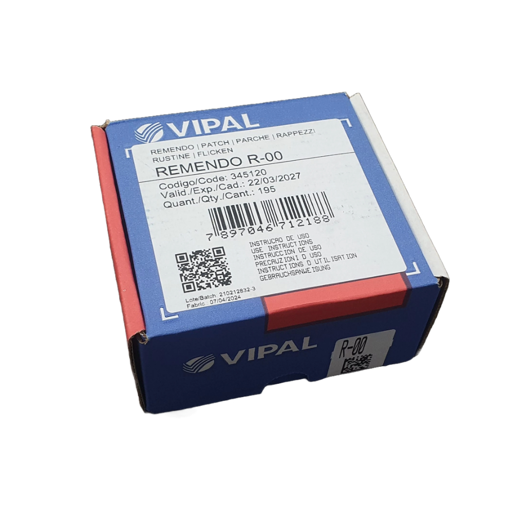 Caixa de Remendos Reparo Camara Ar Bicicleta Vipal Estrela R-00 Diâmetro 30mm c/195 Unidades em Oferta na Shopee