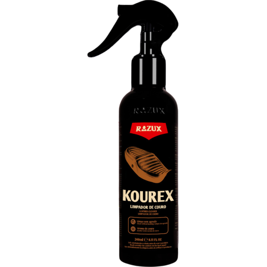 Kourex Limpador De Couro Spray Para Banco De Moto Razux