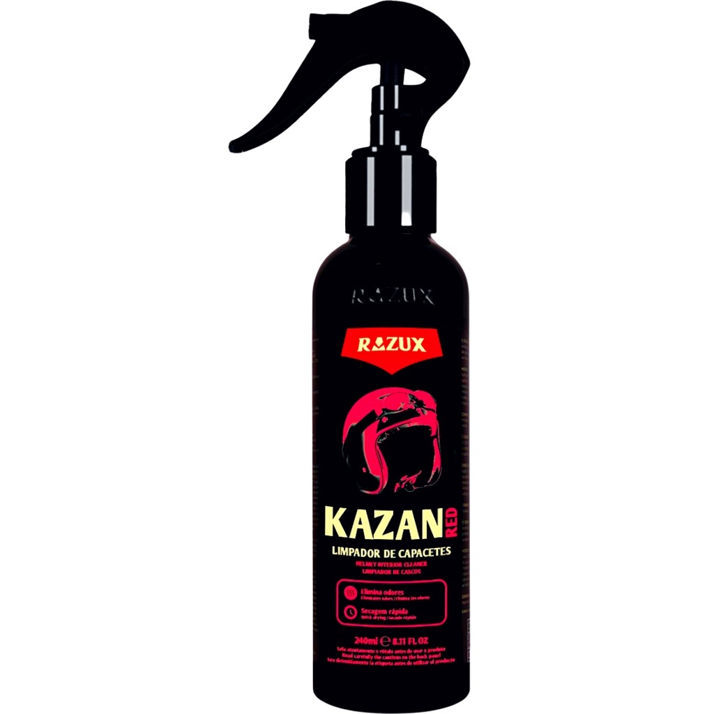 Kazan Limpa Capacetes Red 240ml