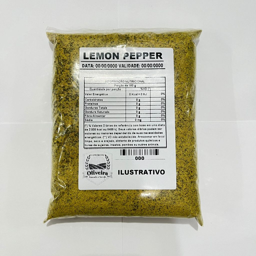 Tempero Lemon Pepper 500Gr em Oferta na Shopee