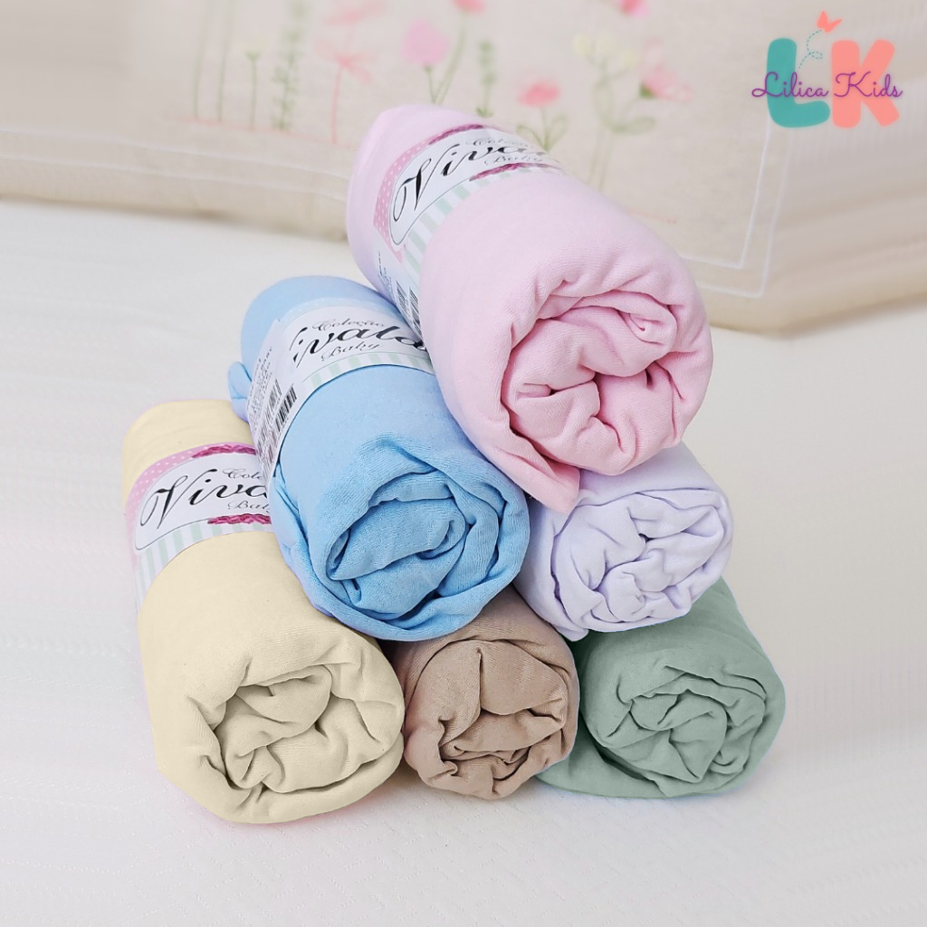 Lençol de Berço Padrão Americano com Elástico 100% Algodão Fio 30/1 Penteado para Bebê