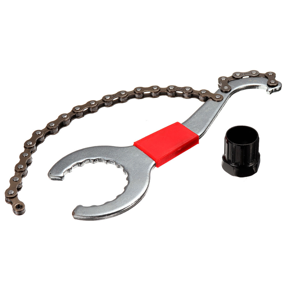 Kit Chave Extrator De Cassete Disco Movimento Central + Chave Saca Tira Catraca K7 Roda Livre Bike Bicicleta R24+RA70