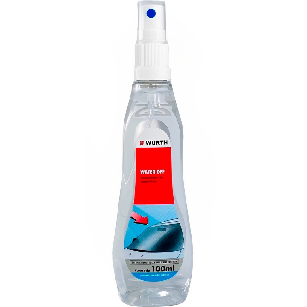 Produto Que Deixa O Vidro Do Carro Hidrorrepelente Water Off Wurth 100 ml