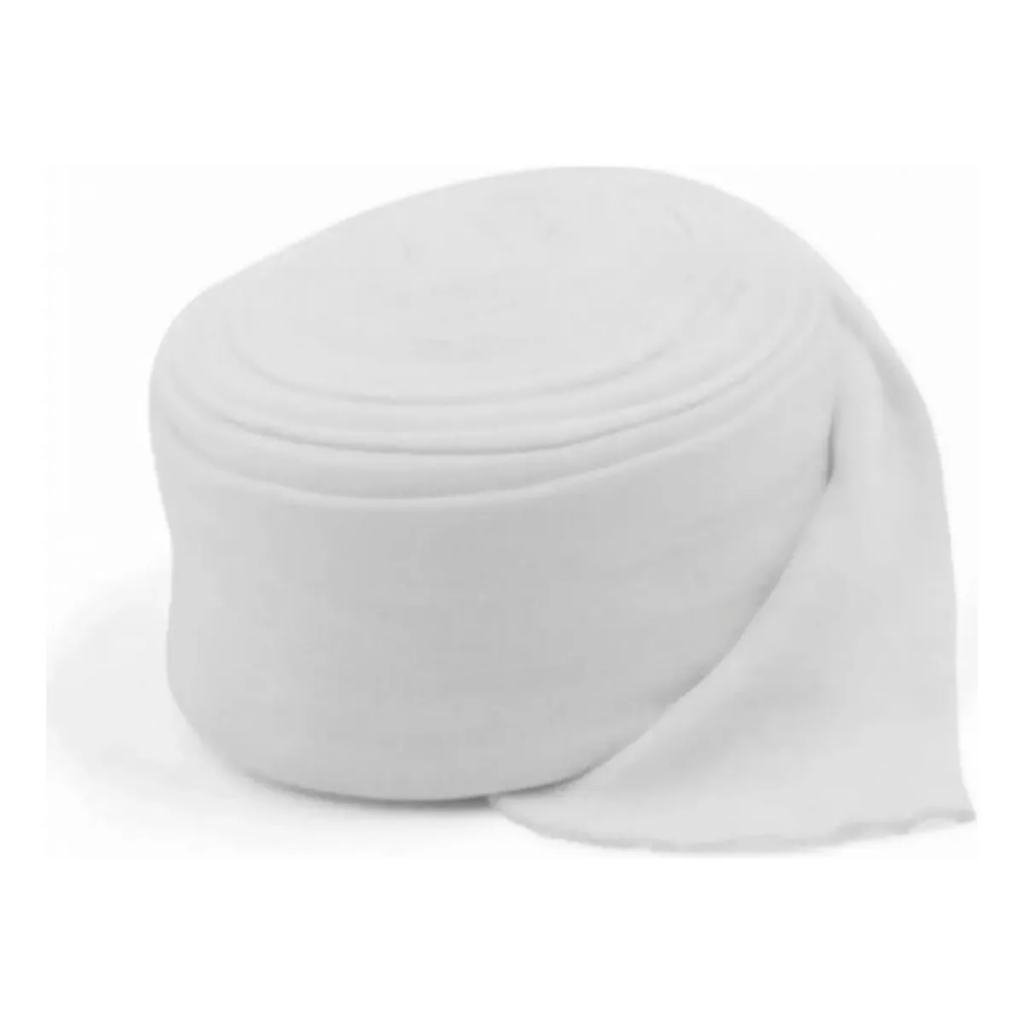 Malha tubular ortopédica de helanca 04cm x 20 metros pacote com 1 rolo