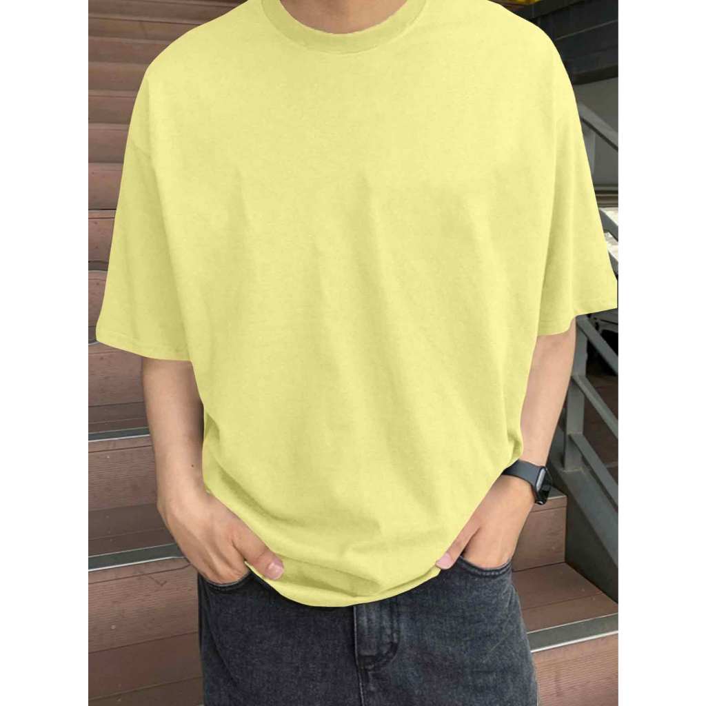 Blusa Unissex Casual Despojada Minimalista Básica T Shirt Sem Estampa Camisa Básica Swag Camiseta O