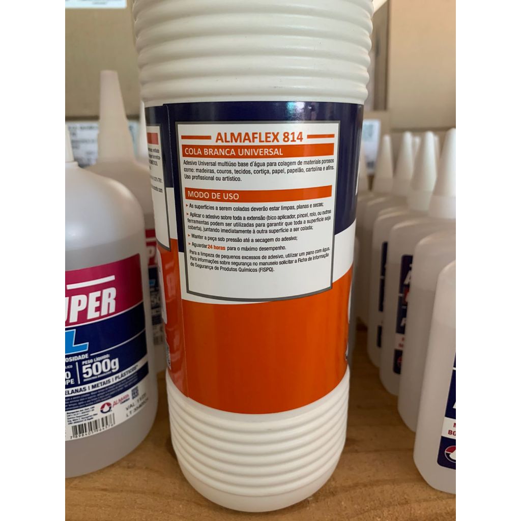 Cola Branca Pva 1Kg Artesanato Almaflex