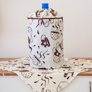 CAPA PARA GALÃO DE ÁGUA INVERTIDO - ESTAMPA CAPPUCCINO em Oferta na Shopee