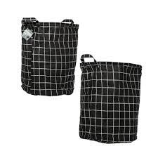 CESTO PROVA D'ÁGUA P/ ROUPA ORGANIZADOR MULTIUSO DOBRAVEL SUJA BRINQUEDOS 45X35CM