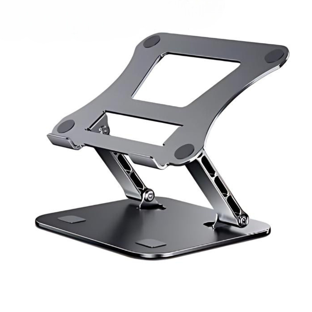 Suporte de Alumínio Ajustável Suporte para Tablet Laptop, Suporte Dobrável Portátil, Suporte de Refrigeração, Até 17"
