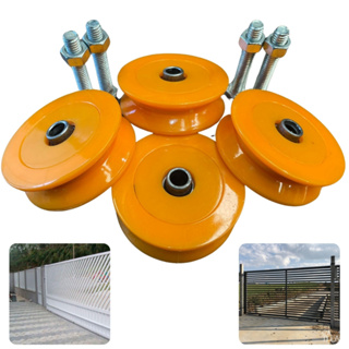 Kit 4 Roldana Rodinha 64mm 2.1/2 Tipo V Roldinha Roda Para Portão De Correr Deslizante Residencial Nylon em Oferta na Shopee