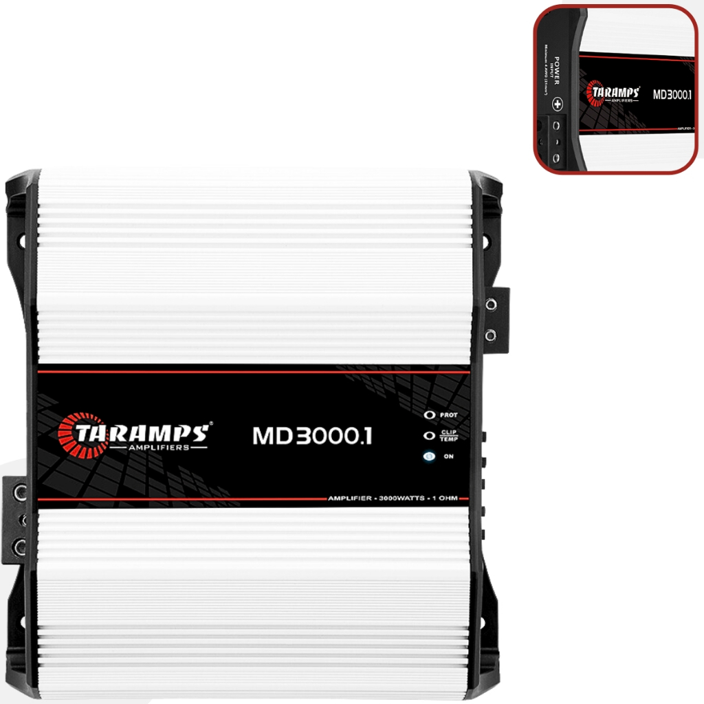 Módulo Amplificador Prof. Class D Md 3000.1  Taramps  1 2 4 Ohms em Oferta na Shopee