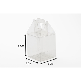 25 Caixas Acetato Transparente Maleta c/ alça 6X5X5 P/Doces, Lembrancinhas, Decoração(B19-T). em Oferta na Shopee