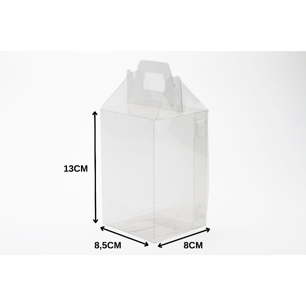 25 Caixas/Maleta de Acetato Transparente 13X8,5X8 P/Doces, Lembrancinhas, Decoração, Festas (C24-T). em Oferta na Shopee