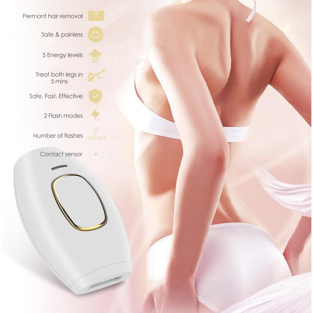 Depilador Laser portátil IPL  300000 Pulsos Máquina de Depilação Corporal Dispositivo Remoção Pelos