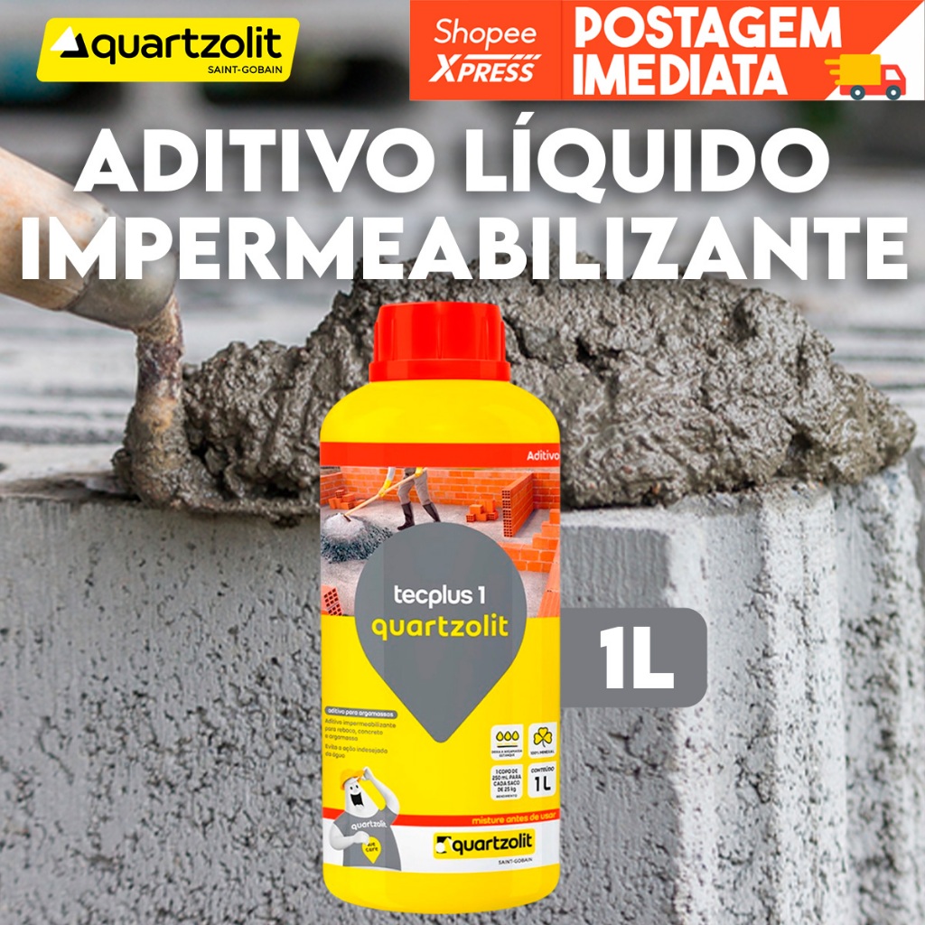 Aditivo Tecplus 1 Quartzolit 1 Litro