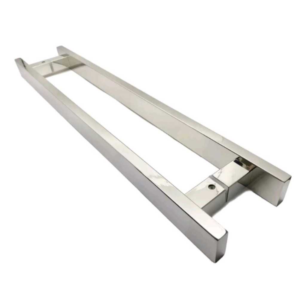 Puxador  Preto 80x60 cm Aço Inox , Barra chata 30x10 Porta pivotante Madeira, Alumínio ,vidro e portão .