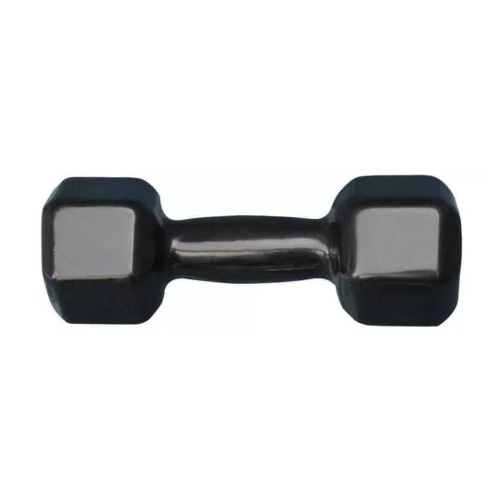 Par Halter Sextavado Emborrachado 4kg Musculação