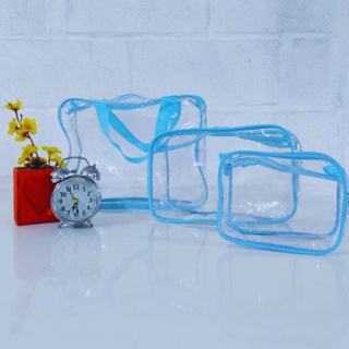 kit com 3 Necessaires organizadoras de maquiagem higiene pessoal em Oferta na Shopee